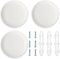 GeegAcc 3Pcs CP3540 Round Ceiling Cover Plate for 3.5-4 Inch Electrical Box -