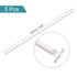 MECCANIXITY ABS Plastic Rod, Round Solid White Bar 5.2mmx250mm, Pack of 5 for DIY Model Material, Architectural