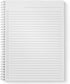 Softcover Motivational Spiral Notebook/Journal, 8.5" x 11", 120 Checklist Pages, Durable Gloss Laminated Cover, White