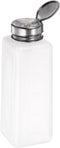 HARFINGTON Solvent Alcohol Dispensers 500ml, Push Down Liquid Dispenser Pump Bottle with Stainless Steel Lid