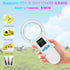 Rabitpos 1.44'' 500 Pet Microchip Scanner, Bluetooth Animal Tags Reader with TFT Display Screen, Handheld Rechargeable