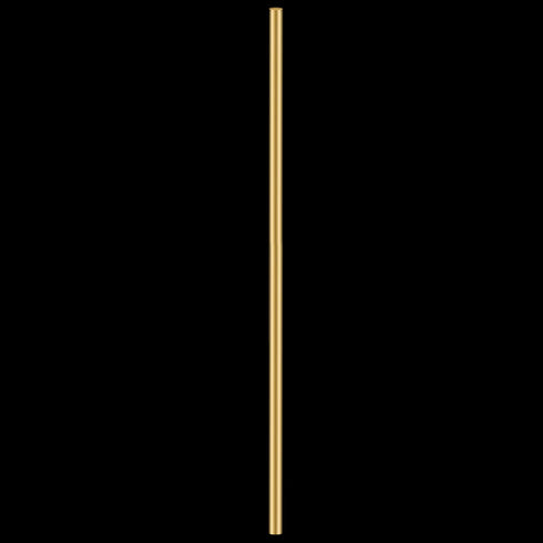 Favordrory 3/8 Inch Brass Round Rod, 1PCS Lathe Bar Stock, 14 Inches in Length, 3/8 Inch Diameter