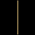 Favordrory 3/8 Inch Brass Round Rod, 1PCS Lathe Bar Stock, 14 Inches in Length, 3/8 Inch Diameter