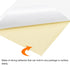 A5 (1 50 MECCANIXITY Writing Paper Sticker Full Sheet Shipping Labels Size for Copier, Laser or Inkjet Printer White