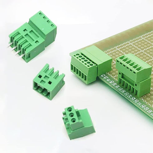 5Set 4-Pin 125V 4A 2.54mm PCB Mount Screw Terminal Block Connector for 26-18AWG Cable