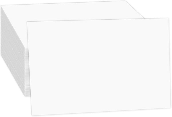 White Large Index Cards 6x9 Cardstock, Goefun 80lb Thick Printer Paper, 100