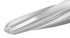 Accusize Industrial Tools H.S.S. Spiral Flute Aligning Reamer, 5/8'' Cutting Diameter, 1/2'' Shank