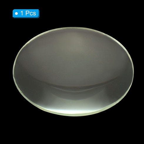 PATIKIL 4" (100mm) Focal Length Double Convex Lens, 40mm Diameter, 6mm Height, Clear Glass Lens
