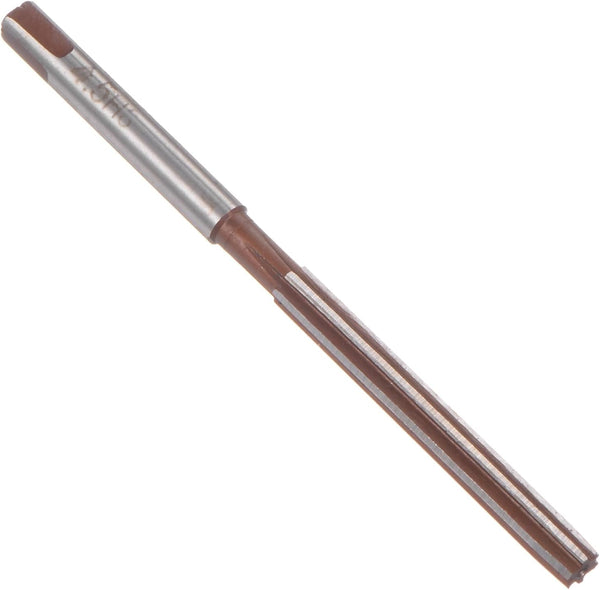 uxcell Hand Reamer 4.5mm Alloy Tool Steel H8, 6 Straight Flutes Hand Milling Cutter for Metal Reaming