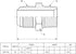 (2-PACK) 2404-10-08 Hydraulic Hose Adapter Fitting 5/8" Male JIC 37° Flare × 1/2" Male Carbon Steel