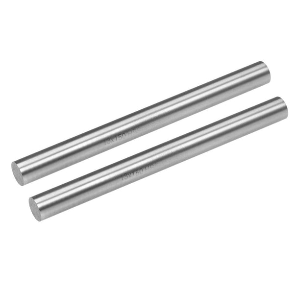 uxcell 13mm Round Steel Rod, 150mm HSS Lathe Bar Stock Tool for Shaft Gear Drill Lathes, 2pcs