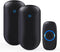 SECRUI Wireless Doorbell, 1000ft Coverage with 2 Plug-In Receivers, 52 Chimes, 110dB Loud Sound, LED Flash