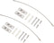 DECHOUS 2 Sets Child Safety Furniture Straps Stainless Steel Falling Prevention Anchors
