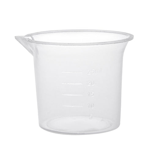 uxcell 2pcs Measuring Cup Labs PP Graduated Beakers, 25ml