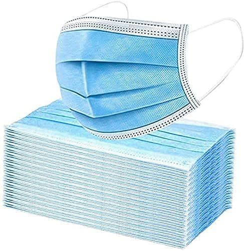 PURE GEM Premium Pack of 3-Ply Disposable Kids Face Masks for Boys and Girls, Bulk Pack for School Use