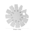 15-120 Degree Bevel Gauge, Stainless Steel Oblique Edges Protractor, Multi Angle Adjustable Measurement Tool for