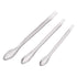 uxcell Micro Scoop, Stainless Steel Reagent Sampling Lab Spoon Spatulas, 3in1, 105/125/140mm, 3Pcs