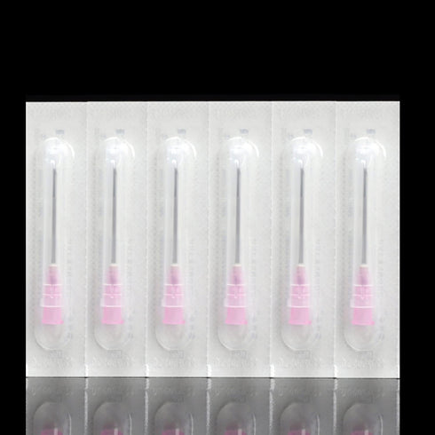 100 Pack - 18G 1 Inch Sterile Dispensing Needle with Luer Lock for Scientific Laboratory, Plant Cultivation Research