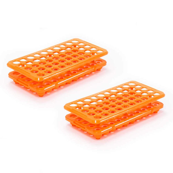 ULAB Scientific Test Tube Rack with Silicon Rubber Gasket, 50 Holes for Tubes 10mm to 18mm