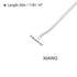 MECCANIXITY 30 Gauge Silicone Wire 30AWG Electrical Stranded High Temperature Hookup Wire Tinned Copper 30m/100ft White
