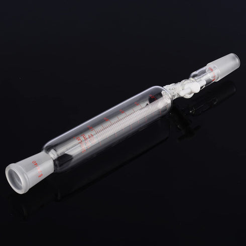 stonylab Pressure Equalizing Addition Funnel, 24/40 Joint Borosilicate Glass, Graduated Dropping Funnel, 100 ml