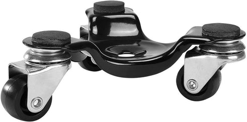 MOLLIFII 3-Wheel Steel Dolly, 200 lb. Capacity, Mfr: 59734-A, Black/Silver