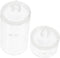2pcs Glass Weighing Bottle, Ground Glass Stopper Lab Dispensing Bottles, Wide Mouth Wash Bottle, Lab Storage Bottles
