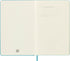 Moleskine Classic Notebook, Large Hard Cover (5" x 8.25"), Reef Blue, 240 Pages, Plain/Blank