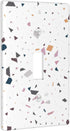 Terrazzo Single Toggle Light Switch Plate Decorative Electrical Wall Plates, 1 Gang Light Switch Cover Plate 2.75" X 4.5" For Kitchen Bedroom Home Decor by indokyeyqaz