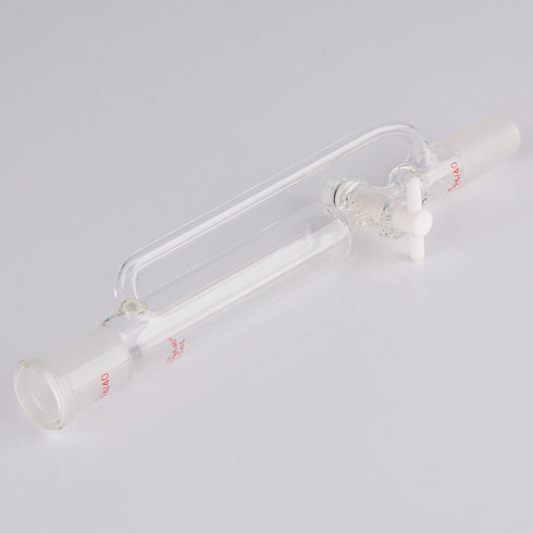 stonylab 50ml Pressure Equalizing Addition Funnel, Borosilicate Glass Dropping Funnel with PTFE Stopcock