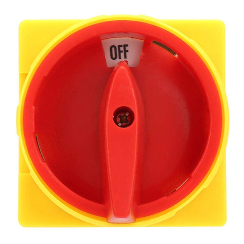 Load Circuit Breaker Switch, 25A/32A 3-Pole Rotary Cam On-Off Power Switch for Industrial Use, 32A Circuit Breaker