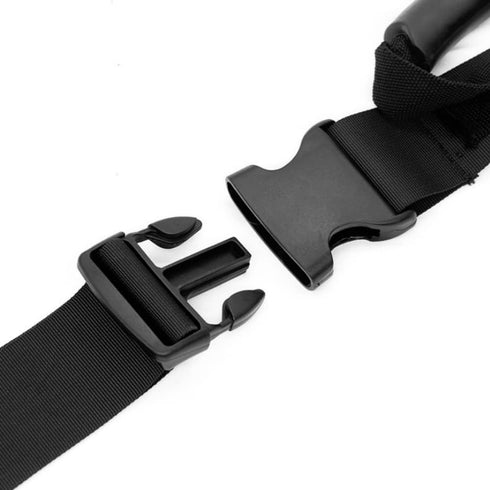 Box Carrying Strap with Handle,Adjustable Belt, Heavy Duty Ordinary Luggage Lashing Strap Holder, for Safe Moving and Lifting and Carrying of Heavy Cases, Groceries, Luggage, Black by FKUMLUN