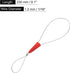 MECCANIXITY Cable Puller 5 Pcs Fish Tape Fastener Tool 230mm x 1.2mm Wire Fish Tape Cable Puller Red for Professional Electrical Installations Wire Management