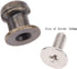 10Pcs 0.28"x0.39" Closet dophee Antique Bronze Drawer Knobs, Zinc Alloy Mini Handles for Dollhouse Cabinet Cupboard