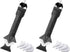 2 Pack 3-IN-1 Caulk Tool for Removal and Application, for Bathroom, Kitchen, Flooring, Windows, Sinks and Frames Seal