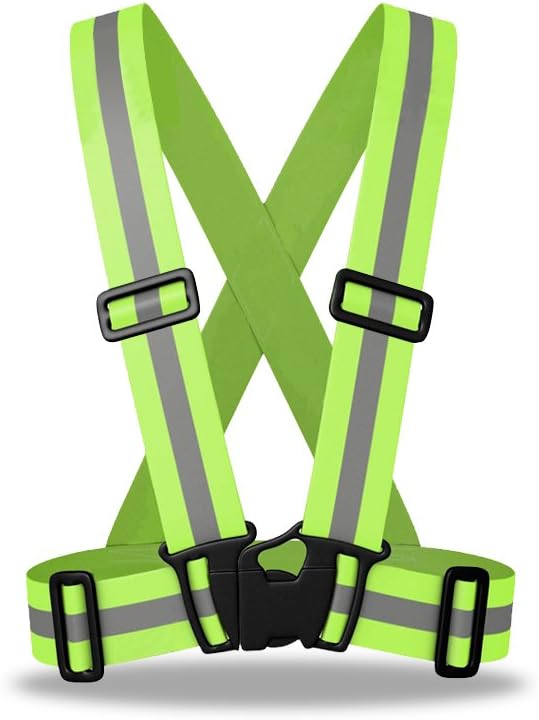 zojo Lightweight Reflective Vest, Adjustable & Elastic, High Visibility for Running, Jogging, Walking, Cycling