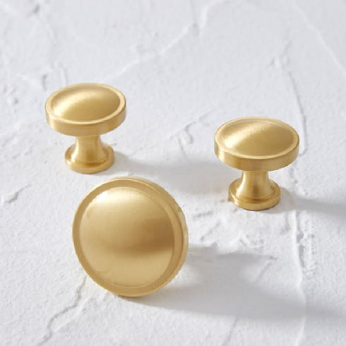 SANCHAKOU 4 Pack Cabinet Furniture Knobs Brass Handles Wardrobe Drawer Bedside Table Wine Cabinet Cabinet Handles Small