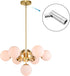 2 Pack 90/350 M10 PATIKIL Sloped Ceiling Light Adapter, Degree Thread Chandeliers Ceiling Pendant Lighting Adapter