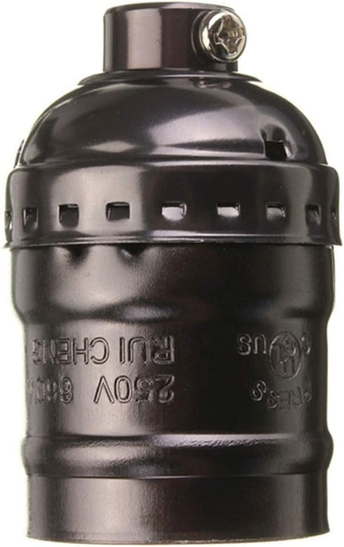 RTNLIT E26 /E27 Vintage Light Socket, Lamp or Fixture Replacement, Edison Lamp Socket