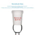 StonyLab Enlarging Adapter, Glass Adapter from 24/40 to 14/20 Glass Joint