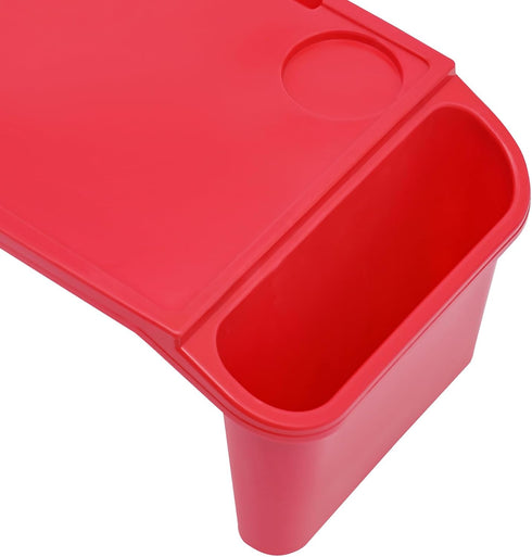 6Pcs (6, Kids Lap Desk Tray, Portable Activity Table, Portable Lap Bed Table with Side Pockets, Plastic Lap Desk