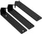 ISOKER Corner Shelf Bracket, 9 inch 3-Pack 1/5 Thick Carbon Steel Hidden Shelf
