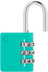XD35 Combination Lock, 3-Digit Padlock for School, Gym, Sports Locker Lock, Outdoor, Toolbox, Case Storage (1-Pack)