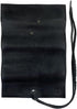 Hide & Drink Rustic Pencil Roll Pouch, Multi-Purpose Storage Wrap for Craft, Full Grain Leather, Charcoal