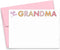 Notes From Grandma Personalized FLAT Stationery for Grandparents, Cute Camp Note Cards