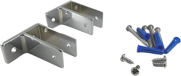 Harris Hardware TP15239 Stamped Steel Pilaster Pack for 1-1/4 in. Post, Includes 2 One-Ear Brackets and Fasteners