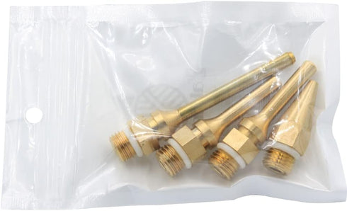 Eyech 4 Pack Interchangeable Hot Glue Gun Nozzles, Copper Assortment Set for Craft Repair Tool
