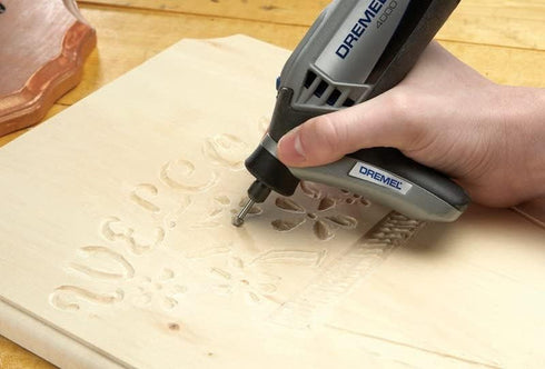Rotary Tool Accessory Carving Bit, Perfect for Wood, Plastic, and Soft Metals - Dremel 114