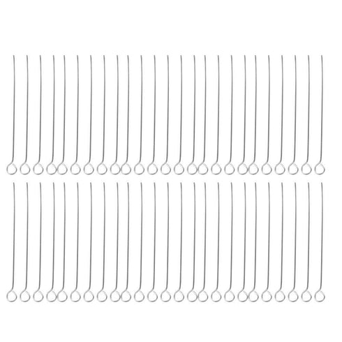 50 Pcs Inoculating Loop Lab Bacterial Culture Microbiology Re-Reusable Inoculation Loops