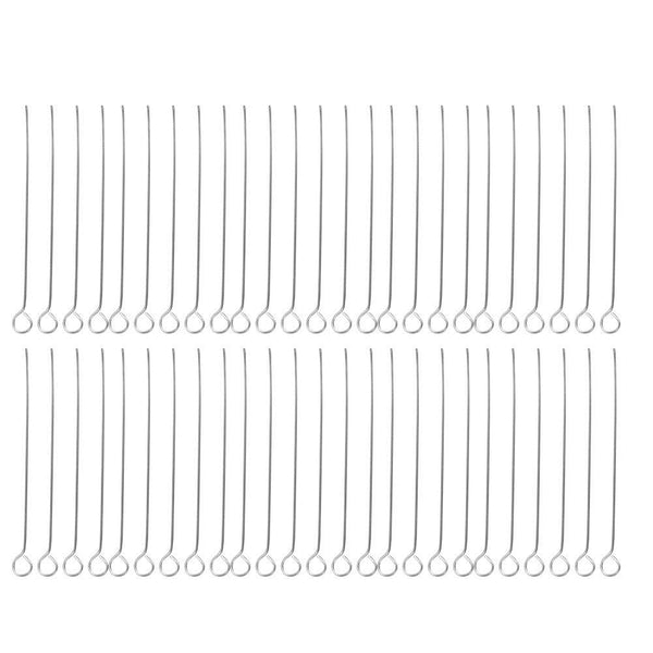 50 Pcs Inoculating Loop Lab Bacterial Culture Microbiology Re-Reusable Inoculation Loops